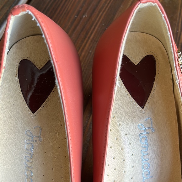 Fiorucci Heels Size 38 ( USA 8) Salmon Color - Picture 9 of 11